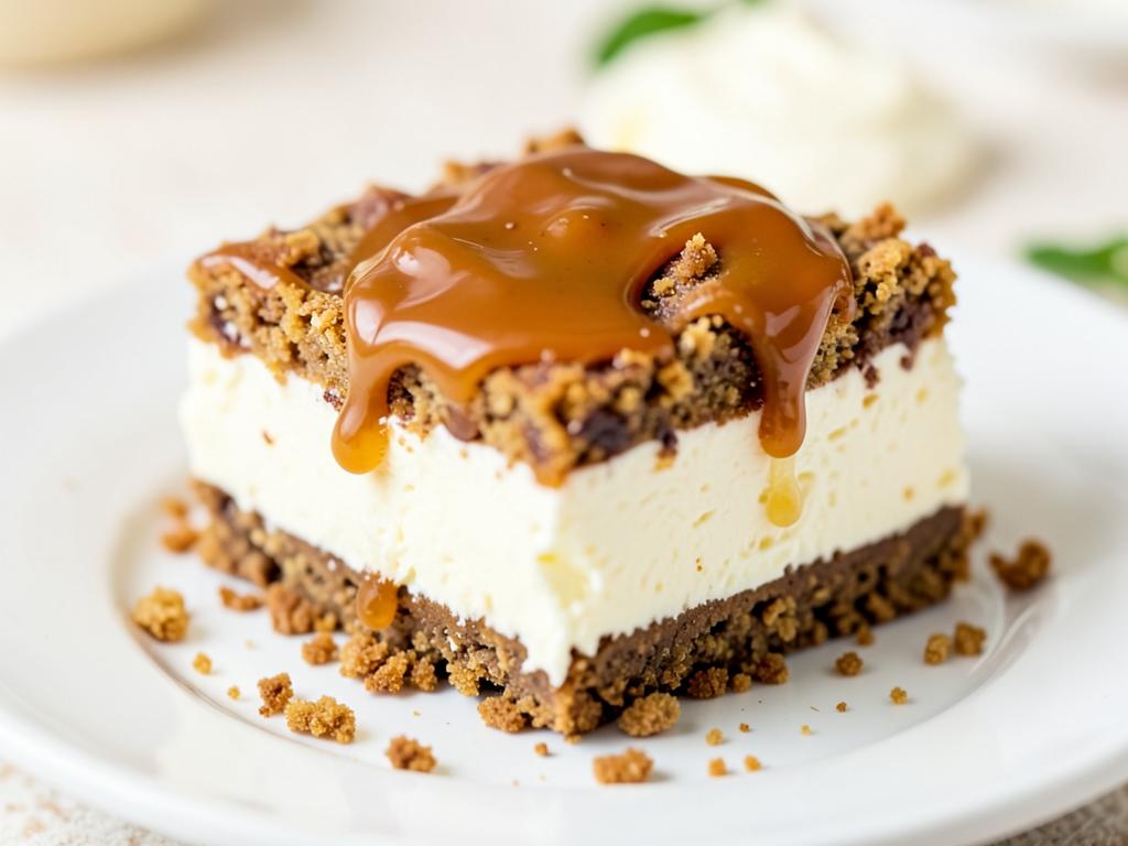 Cheesecake Biscoff sin Horno